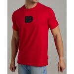Camiseta Algodão Egípcio DG Estampada - Vermelho