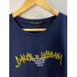 Camiseta Luxo DG Estampada - Azul
