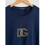 Camiseta Luxo DG Estampada - Azul Marinho