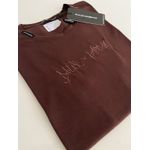 Camiseta Cotton Egípcio DG Estampada - Marrom