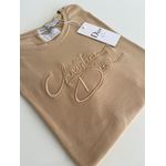Camiseta Cotton Egípcio DR Estampada - Bege
