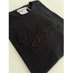 Camiseta Cotton Egípcio DR Estampada - Preto