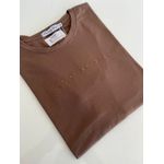 Camiseta Cotton Egípcio DR Estampada - Marrom