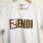 Camiseta Luxo Estampada FND - Branco