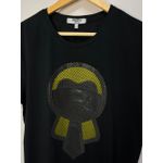 Camiseta Luxo Estampada FND - Preto