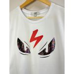 Camiseta Luxo Estampada FND - Branco