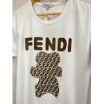 Camiseta Luxo Estampada FND - Branco