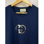 Camiseta Luxo GCC Estampada - Azul
