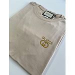 Camiseta Luxo GCC Estampada - Bege