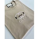 Camiseta Luxo GCC Estampada - bege