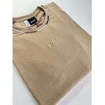 Camiseta Cotton Egípcio HB Básica - Bege Escuro