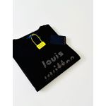 Camiseta Importação LV Estampada - Preto