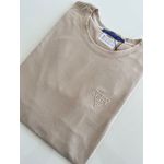 Camiseta Cotton Egípcio LV Estampada - Bege