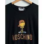 Camiseta Cotton Egipcio Estampada MSCN - Preto