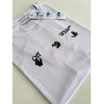 Camiseta Cotton Egípcio OFW Estampada - Branco