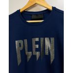 Camiseta Luxo PP Estampada - Azul Marinho