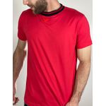 Camiseta Algodão Egípcio PRD Estampada - Vermelho