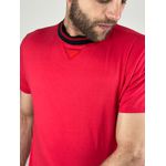 Camiseta Algodão Egípcio PRD Estampada - Vermelho