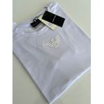 Camiseta Cotton Egípcio Arm Básica - Branco