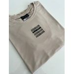 Camiseta Cotton Egípcio Arm Básica - Bege