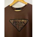 Camiseta Cotton Egípcio Prd Estampada - Marrom