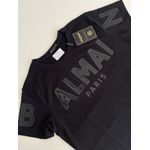 Camiseta Cotton Egípcio BLM Estampada - Preto