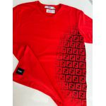 Camiseta Cotton Egípcio FND Estampada - Vermelho
