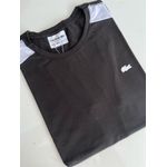 Camiseta Cotton Egípcio LCT - Cinza escuro jacaré branco