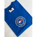 Camiseta Cotton Egípcio TH Estampada - Azul Bic