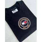 Camiseta Cotton Egípcio TH Estampada - Preto