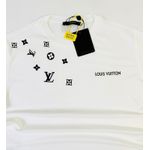 Camiseta Importação LV Estampada - Branco
