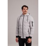 Jaqueta Arm Puffer - Cinza