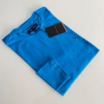 Camiseta Manga Longa TH - Azul Royal claro