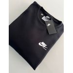 Moletom S/ Capuz NK - Preto