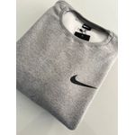 Moletom S/ Capuz NK - Cinza