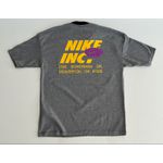 Camiseta Over NK - Cinza