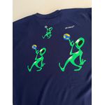 Camiseta Over OFF - Azul 