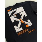 Camiseta Over NK OFF - Preto