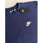 Camiseta Over NK - Azul marinho