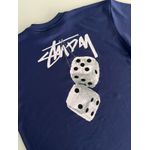 Camiseta Over NK - Azul marinho