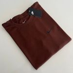 Camiseta Over NK - Marrom escuro