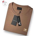 Camiseta SEDA PIMA ARM Estampada - Marrom