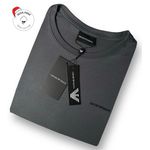 Camiseta SEDA PIMA ARM Estampada - Cinza