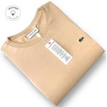 Camiseta SEDA PIMA LCT Básica - Bege 