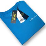 Camiseta SEDA PIMA RL Básica - Azul