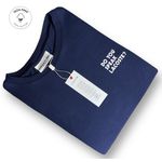 Camiseta SEDA PIMA LCT - Azul Marinho