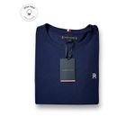 Camiseta SEDA PIMA TH - Azul marinho 