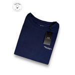 Camiseta SEDA PIMA ARM Básica - Azul marinho
