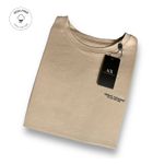 Camiseta SEDA PIMA ARM Básica - Bege