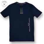 Camiseta SEDA PIMA TH - Azul marinho